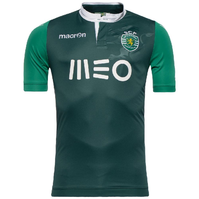 Sporting Lisbon 2014-15 Champion League Soccer Jersey
